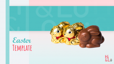 Animierte Oster Vorlage 