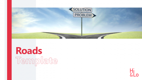 Roads PowerPoint Template 